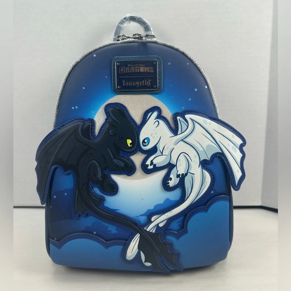 Loungefly DreamWorks How to Train Your Dragon Toothless & Light Fury Mini